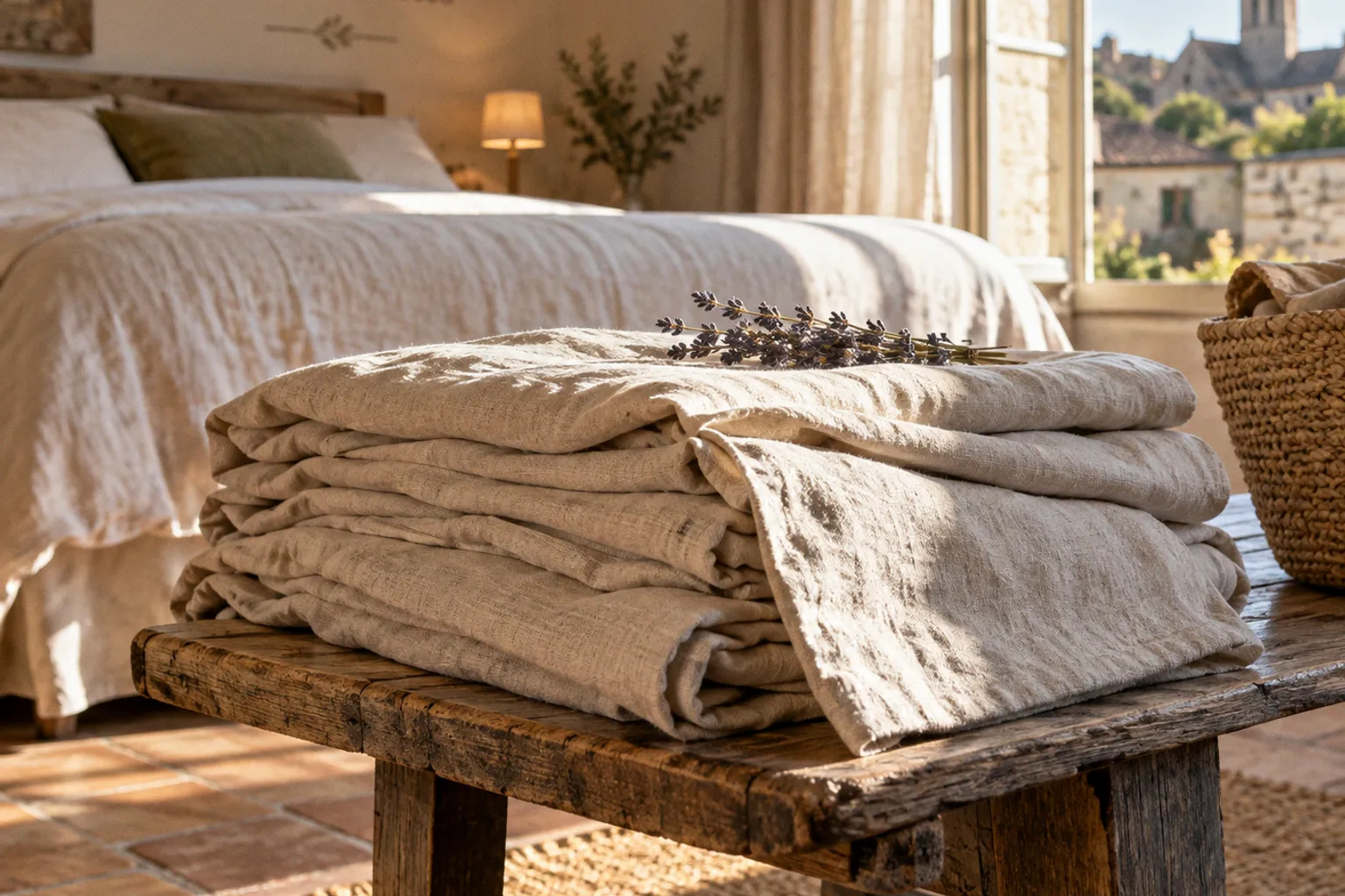 Linge de lit en lin : le choix du confort pour vos hôtes